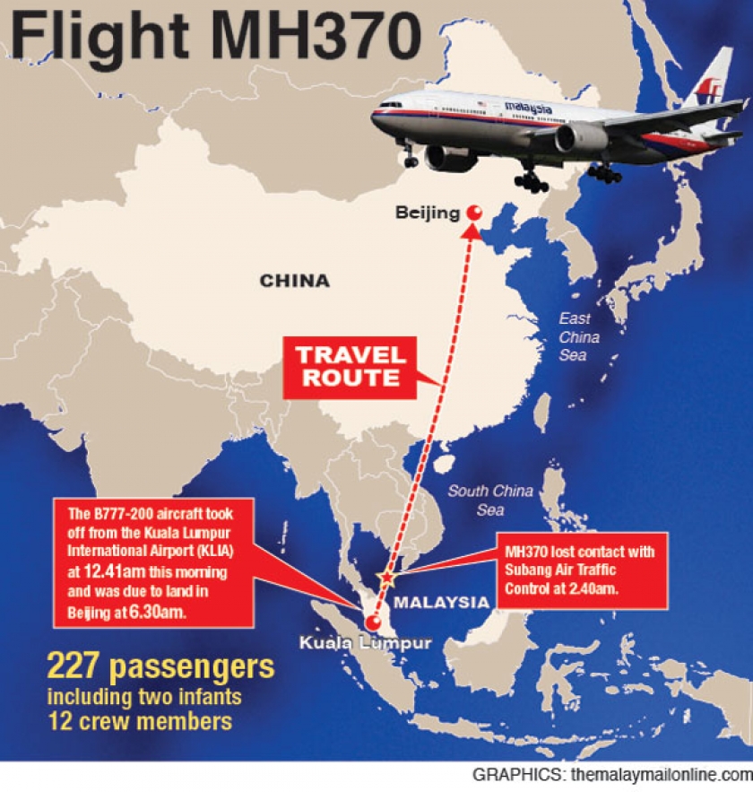 Image result for pic of Missing Malaysian Flight 370