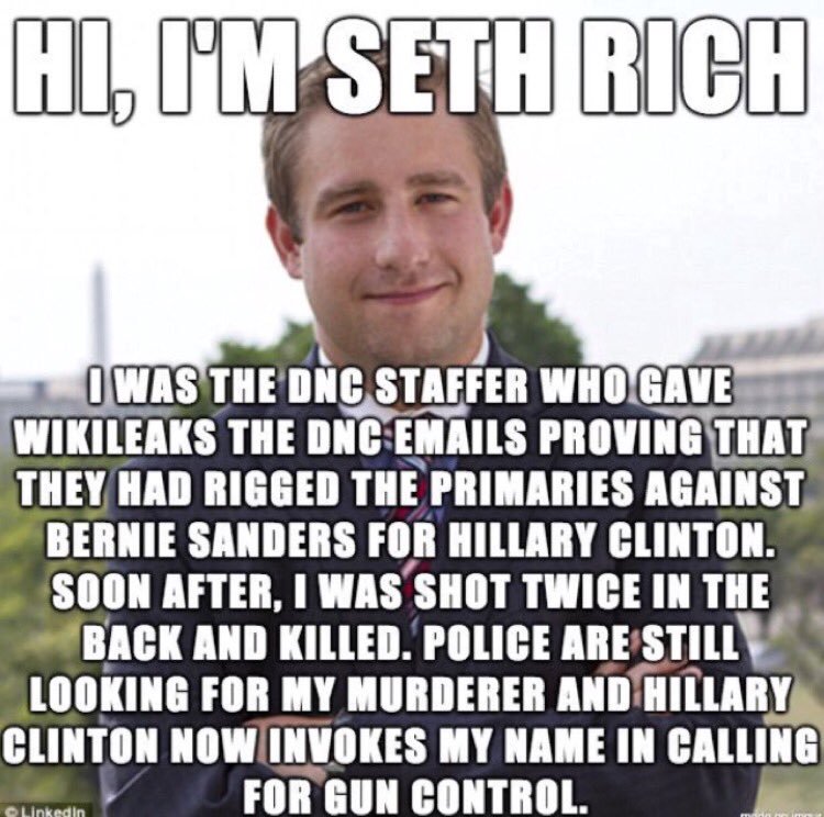 Image result for Seth Rich was alive at the hospital