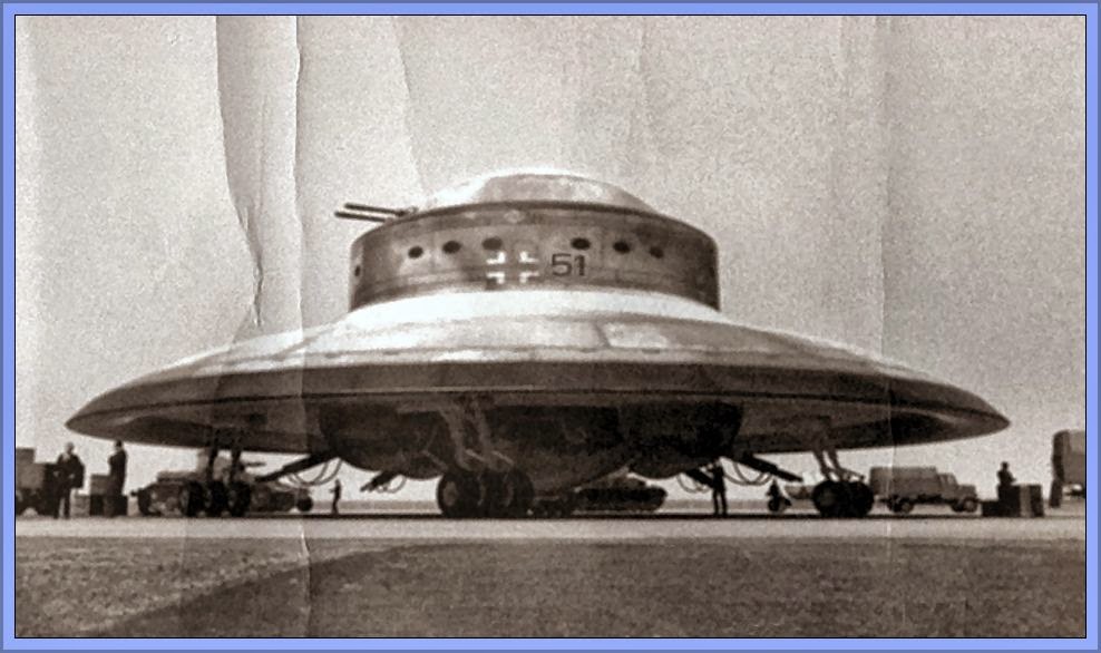 Door de nazi's gebouwde Haunebu UFO